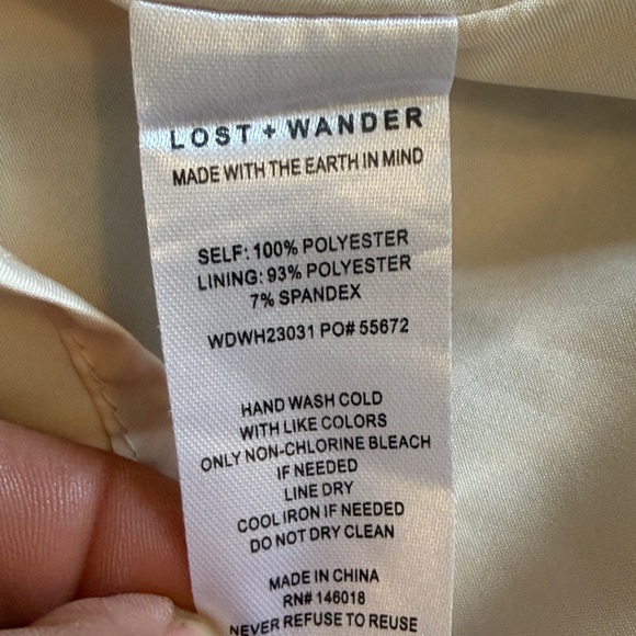 Lost + Wander Thea Pleated Multicolor Spaghetti Strap Floral Dress Size M - Picture 12 of 12